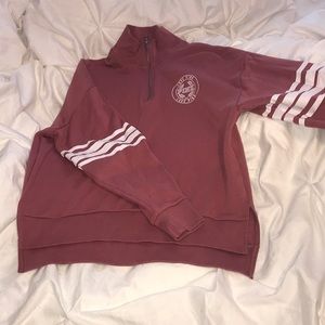 Quarter Zip Sweatshirt from Pink